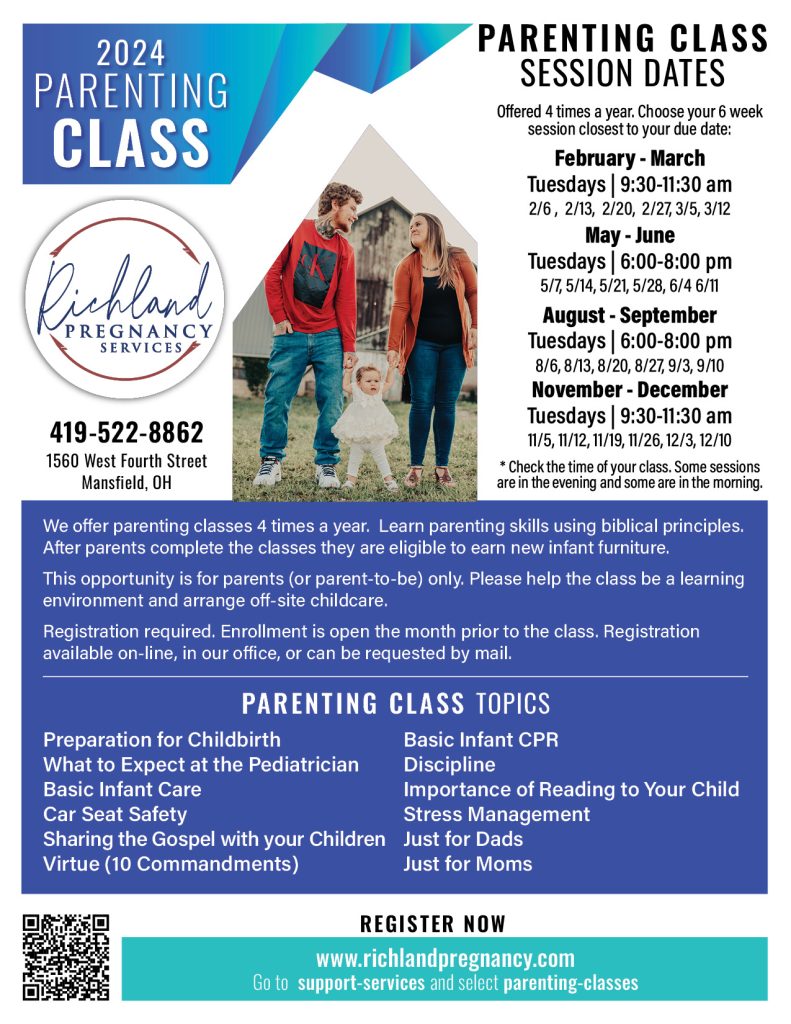 Free Parenting Classes Richland Pregnancy Services